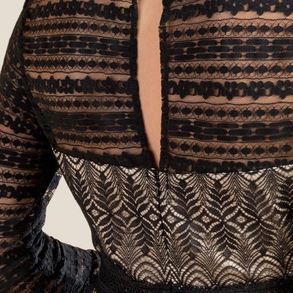 NWT francesca's Kenna Lace A-Line Dress -XS - Picture 5 of 10